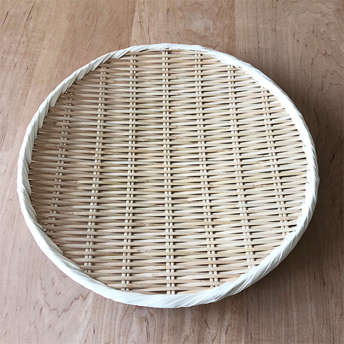 【再入荷】竹製盆ざる30ｃｍ