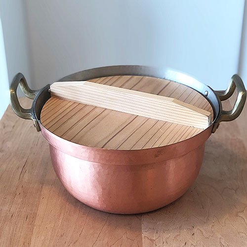 工房アイザワ銅製段付鍋18ｃｍ