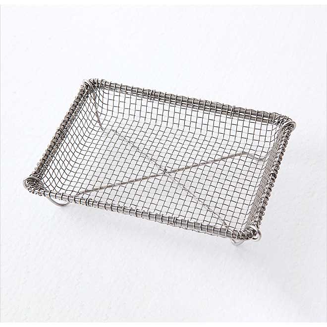 【限定入荷】辻和金網　角型水切り　ステンレス特大（29ｃｍ）