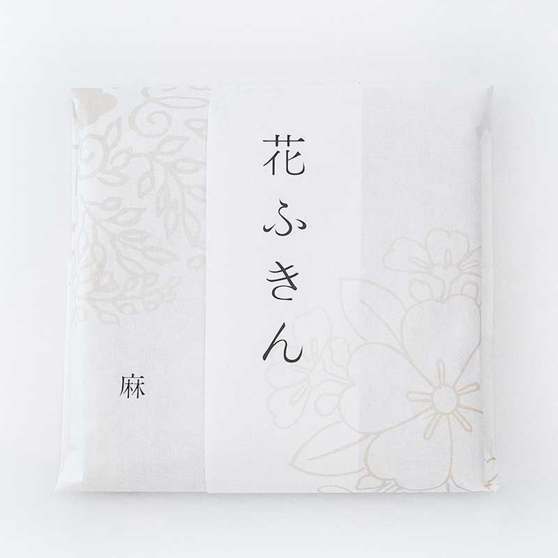 【入荷しました】花ふきん　（麻100％）