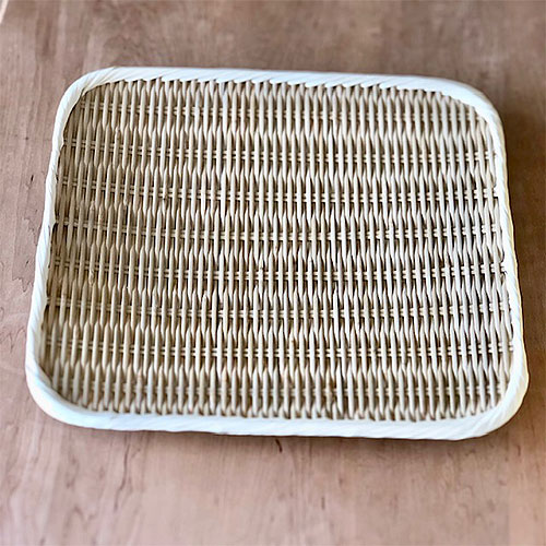 【入荷待ち】角長盆ざる36ｃｍ