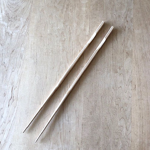 自在道具 スス竹の２点削り菜箸