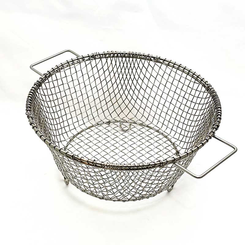 【限定入荷】辻和金網　丸型水切りかご