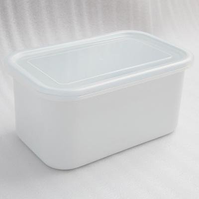 【再入荷】野田琺瑯　琺瑯容器レクタングル深型ＬL